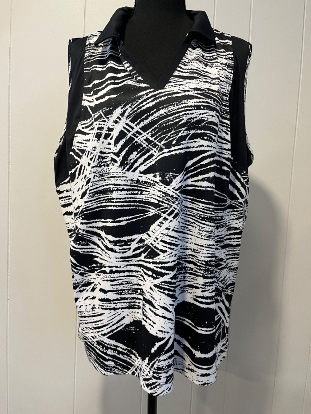 Slazenger sz XXL Women's Sleeveless Golf Polo V-Neck Top Pickleball Tennis